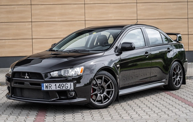 Mitsubishi Lancer Evolution cena 155000 przebieg: 142300, rok produkcji 2011 z Radom małe 781